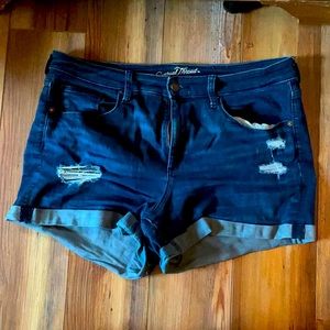 Denim shorts